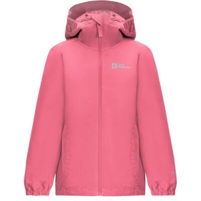 Jack Wolfskin Flaze Jacket K Chaqueta de Lluvia, Niñas, Rosa, 140 cm Jack Wolfskin Flaze Jacket K Chaqueta de Lluvia, Niñas, Rosa, 140 cm