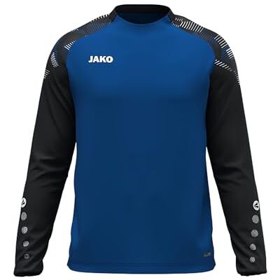 JAKO Camiseta de Manga Larga para niños Sonic, Azul Real/Negro, 140 JAKO Camiseta de Manga Larga para niños Sonic, Azul Real/Negro, 140