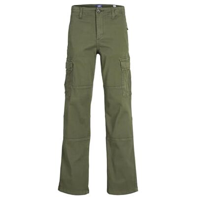 JACK & JONES JUNIOR JPSTKANE HARLOW Cargo Moda juvenil, Pantalones Tipo Cargo Niños, Dusty Olive, JACK & JONES JUNIOR JPSTKANE HARLOW Cargo Moda juvenil, Pantalones Tipo Cargo Niños, Dusty Olive,