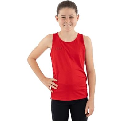JAKO Camiseta de Tirantes para niños Light Flow, Rojo, 152 JAKO Camiseta de Tirantes para niños Light Flow, Rojo, 152