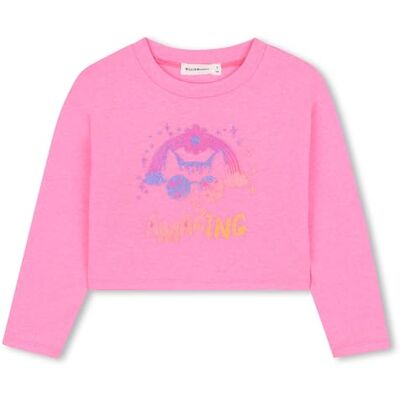 Billieblush Camiseta para niña, Rosa, 8 años Billieblush Camiseta para niña, Rosa, 8 años