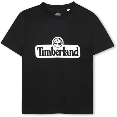 Timberland Camiseta para niño, Negro/Blanco, 4 años Timberland Camiseta para niño, Negro/Blanco, 4 años