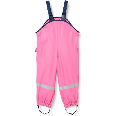 Playshoes Pantalones de Barro, Monos de lluvia para Unisex niños, Rojo (Pink), 80 Playshoes Pantalones de Barro, Monos de lluvia para Unisex niños, Rojo (Pink), 80