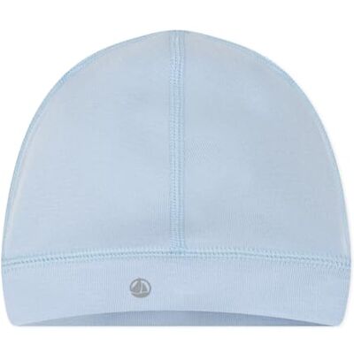 Petit Bateau A0CIU, Gorro de nacimiento Unisex bebé, Azul, 0-3 meses Petit Bateau A0CIU, Gorro de nacimiento Unisex bebé, Azul, 0-3 meses