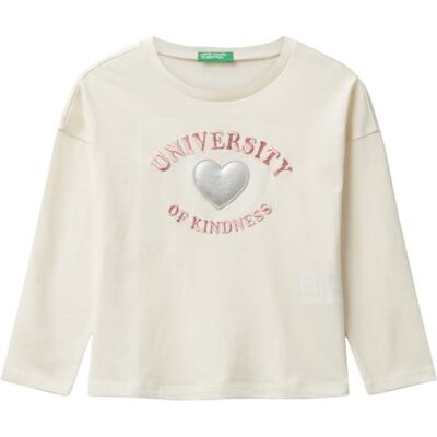 United Camiseta para niñas y niñas, Color Blanco., 5 años United Camiseta para niñas y niñas, Color Blanco., 5 años