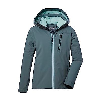 Killtec niñas Chaqueta funcional con capucha/chaqueta de invierno impermeable KOW 169 GRLS JCKT, dark peppermint, 128, Killtec niñas Chaqueta funcional con capucha/chaqueta de invierno impermeable KOW 169 GRLS JCKT, dark peppermint, 128,