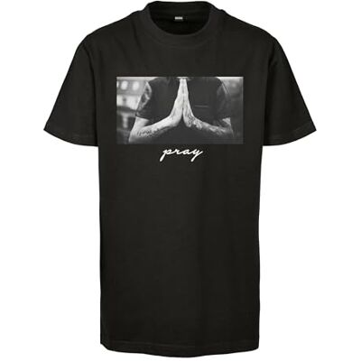 Niños Kids Pray tee Camiseta Not Applicable, Negro (Black 00007), 110/116 Niños Kids Pray tee Camiseta Not Applicable, Negro (Black 00007), 110/116
