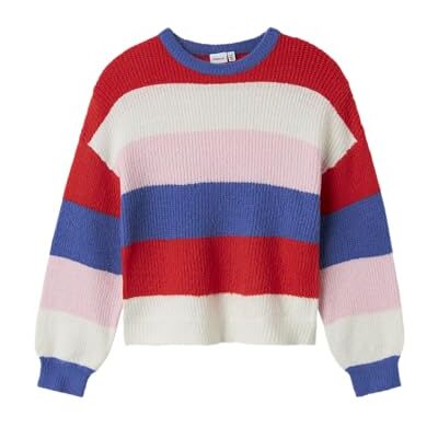 NAME IT Nkfnicka LS Knit, Cloud Dancer, 134-140 Chica, Cloud Dancer, 134-140 NAME IT Nkfnicka LS Knit, Cloud Dancer, 134-140 Chica, Cloud Dancer, 134-140