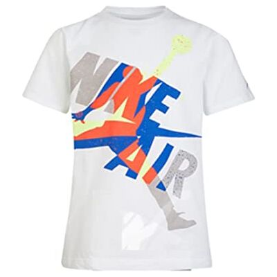 Jordan Jumpman Os Classic Graphic, Camiseta Niños, Blanco, 8-10 Años Jordan Jumpman Os Classic Graphic, Camiseta Niños, Blanco, 8-10 Años