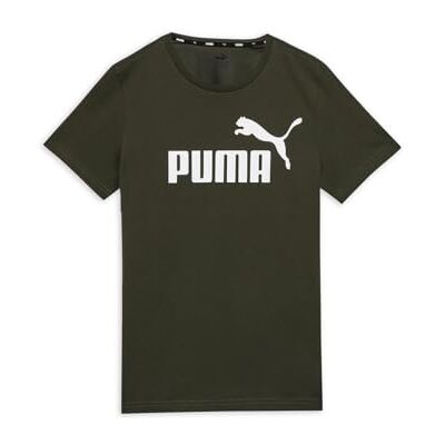 PUMA Ess Logo Tee B Camiseta, Verde Oliva Oscuro, 98 Niños PUMA Ess Logo Tee B Camiseta, Verde Oliva Oscuro, 98 Niños