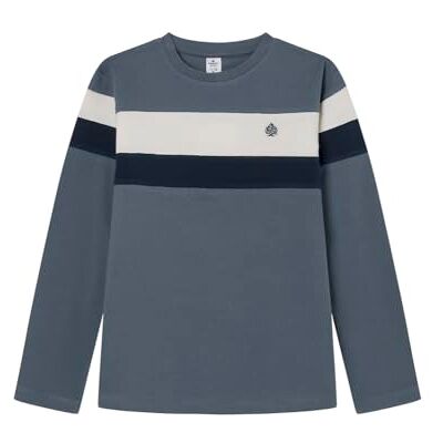 SPRINGFIELD Long Sleeve T-Shirt C/S PIQUÉ Camiseta De Manga Larga, Azul, 9-10 Años para Niños SPRINGFIELD Long Sleeve T-Shirt C/S PIQUÉ Camiseta De Manga Larga, Azul, 9-10 Años para Niños