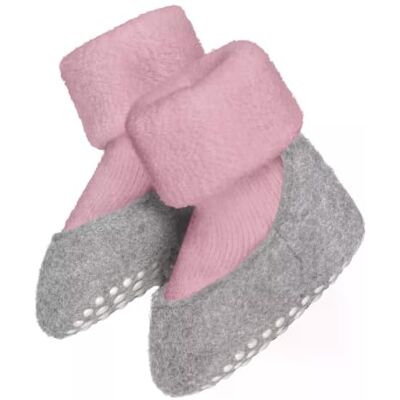 FALKE Baby Cosyshoe B Hp lana puños en la suela 1 par, Calcetines para casa Unisex niños, Rosa Almond Blossom 8441, 19/20 EU FALKE Baby Cosyshoe B Hp lana puños en la suela 1 par, Calcetines para casa Unisex niños, Rosa Almond Blossom 8441, 19/20 EU
