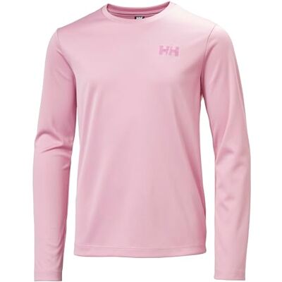 Helly Hansen Junior Unisex Jr HH Tech LS Crew, Pink Lavender, 164 Helly Hansen Junior Unisex Jr HH Tech LS Crew, Pink Lavender, 164