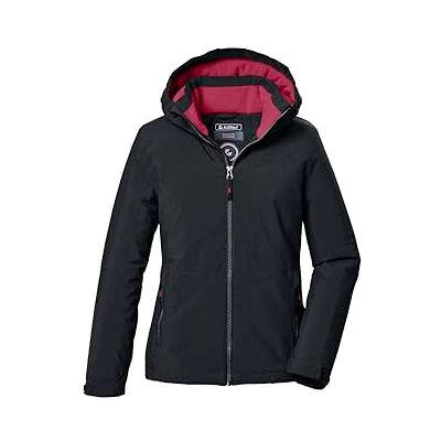 Killtec Niñas Chaqueta funcional/chaqueta de exterior con capucha KOW 352 GRLS JCKT, schwarz, 116, Killtec Niñas Chaqueta funcional/chaqueta de exterior con capucha KOW 352 GRLS JCKT, schwarz, 116,
