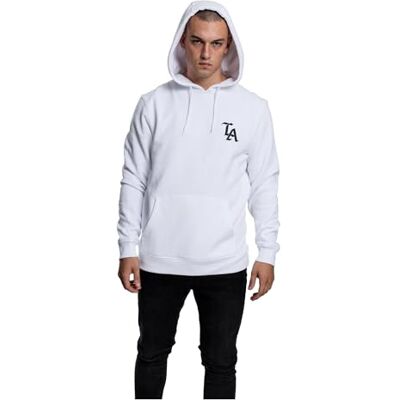 Tee LA Hoody Sudadera con Capucha, Blanco, Extra-Small para Hombre Tee LA Hoody Sudadera con Capucha, Blanco, Extra-Small para Hombre