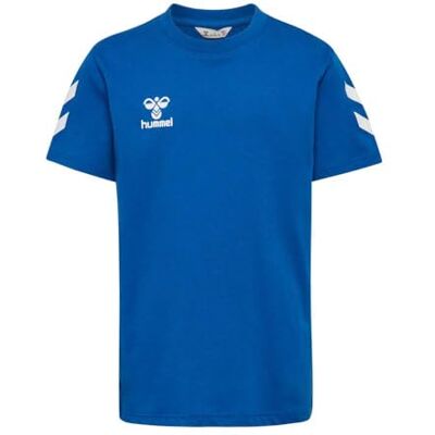 hummel , hmlGO 2.0 Chevron Camiseta S/S para niños, Color Azul Real, 140 hummel , hmlGO 2.0 Chevron Camiseta S/S para niños, Color Azul Real, 140