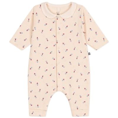 Petit Bateau A0CFS, Mono largo Unisex bebé, Crudo/Multicolor, 12 meses Petit Bateau A0CFS, Mono largo Unisex bebé, Crudo/Multicolor, 12 meses