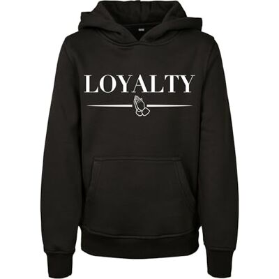 Tee Sudadera con Capucha Unisex para niños, Negro, 146 cm Tee Sudadera con Capucha Unisex para niños, Negro, 146 cm
