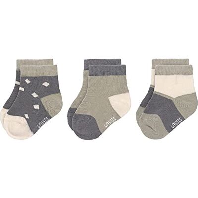 Lässig Calcetines de deporte para niños Juego de 3/ Antracita/ olivo Talla 15-18 Lässig Calcetines de deporte para niños Juego de 3/ Antracita/ olivo Talla 15-18