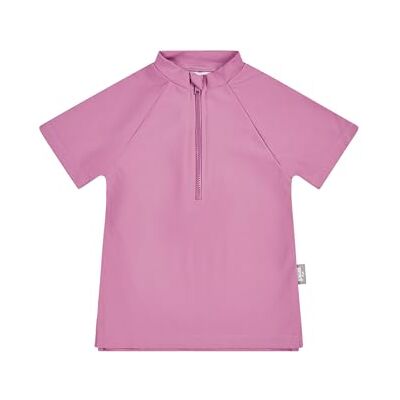 Sterntaler Camiseta de baño de Manga Corta para niños, de Poliamida elástica, Manga Corta, Color Liso, Cremallera Frontal con Protector de Barbilla, Cuello Alto, protección UV 50+, Rosa Perla, 116 Sterntaler Camiseta de baño de Manga Corta para niños, de Poliamida elástica, Manga Corta, Color Liso, Cremallera Frontal con Protector de Barbilla, Cuello Alto, protección UV 50+, Rosa Perla, 116