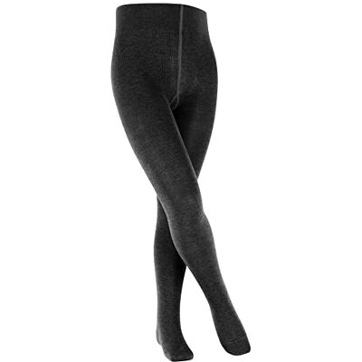 FALKE Family K Ti algodón sostenible gruesas lisas 1 pieza, Pantimedias Unisex niños, Gris Anthracite Melange 3080, 122-128 FALKE Family K Ti algodón sostenible gruesas lisas 1 pieza, Pantimedias Unisex niños, Gris Anthracite Melange 3080, 122-128