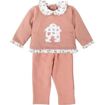 BABIDU Chándal Niña Algodón Suave, Sudadera con Pantalón Cómodo, Tejido Transpirable para Uso Diario, Ideal para Niña o Niño BABIDU Chándal Niña Algodón Suave, Sudadera con Pantalón Cómodo, Tejido Transpirable para Uso Diario, Ideal para Niña o Niño