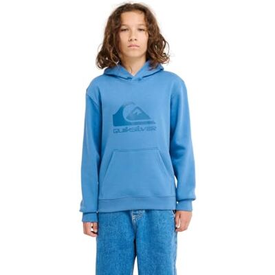 Quiksilver Sudadera con Capucha con Logotipo de Comp para jóvenes, Color Azul Quiksilver Sudadera con Capucha con Logotipo de Comp para jóvenes, Color Azul