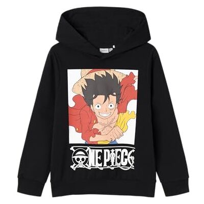 NAME IT NKMJEPH Onepiece Sweat WH BRU Noos VDE, Sudadera Niños, Black, NAME IT NKMJEPH Onepiece Sweat WH BRU Noos VDE, Sudadera Niños, Black,