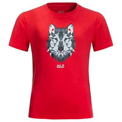 Jack Wolfskin Camiseta unisex para niños de la marca Wolf T K Jack Wolfskin Camiseta unisex para niños de la marca Wolf T K