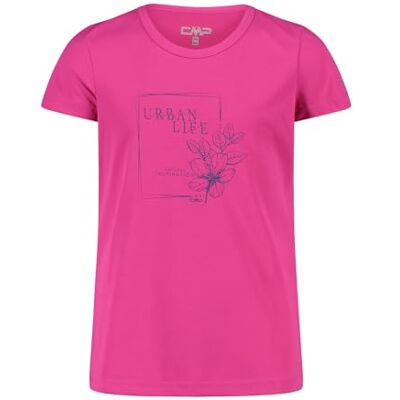 CMP Camiseta Unisex Niños y Niños, fucsia, 98 cm CMP Camiseta Unisex Niños y Niños, fucsia, 98 cm