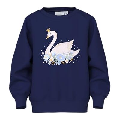 NAME IT Nmfvenus LS Nreg Sweat BRU, Beacon Blue, 110 NAME IT Nmfvenus LS Nreg Sweat BRU, Beacon Blue, 110