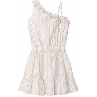 Pepe Jeans Hazzy Vestido, Blanco (Mousse White), 8 años para Niñas Pepe Jeans Hazzy Vestido, Blanco (Mousse White), 8 años para Niñas