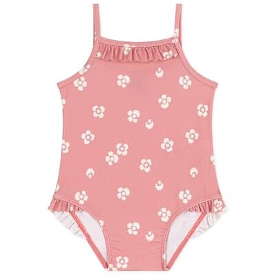 Petit Bateau A0CU7, traje de baño de 1 pieza Bebé-Niñas, Rosa/Blanco, 24 meses Petit Bateau A0CU7, traje de baño de 1 pieza Bebé-Niñas, Rosa/Blanco, 24 meses