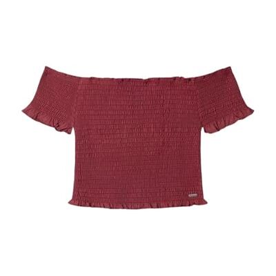 Pepe Jeans Georgina T-Shirt, Rojo (Rojo Grosella), 12 Años Chica Pepe Jeans Georgina T-Shirt, Rojo (Rojo Grosella), 12 Años Chica