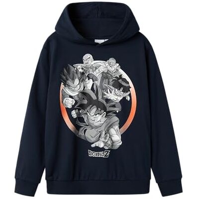 NAME IT Nkmdaf Dragonball Nreg Sweat WH Noos Vde, Azul Oscuro (Dark Sapphire), 116 para Niños NAME IT Nkmdaf Dragonball Nreg Sweat WH Noos Vde, Azul Oscuro (Dark Sapphire), 116 para Niños