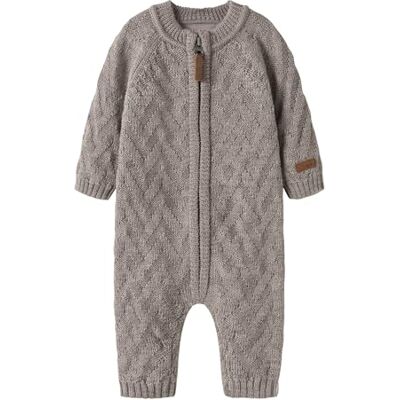 NAME IT Nbnwruni Wool Ls Knit Suit, Satélite, 56 NAME IT Nbnwruni Wool Ls Knit Suit, Satélite, 56