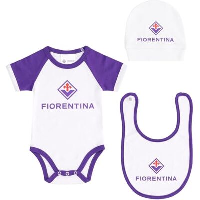 Only4fan srl ACF Fiorentina Conjunto completo para recién nacido, 0-3 meses Only4fan srl ACF Fiorentina Conjunto completo para recién nacido, 0-3 meses