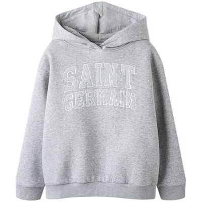 NAME IT Nkfkarlie LS RLX SWE WH BRU, Gris Claro, 122-128 NAME IT Nkfkarlie LS RLX SWE WH BRU, Gris Claro, 122-128