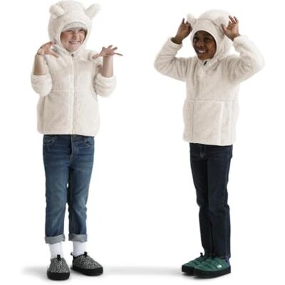 THE NORTH FACE Kid CAMPSHIRE F/Z Hoodie Sweatshirt Unisex White Dune/Sparkle Tamaño 5 THE NORTH FACE Kid CAMPSHIRE F/Z Hoodie Sweatshirt Unisex White Dune/Sparkle Tamaño 5