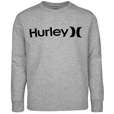 Hurley Hrlb One& Only Boys Ls Tee, T Shirt Niños, X58, 10 Años Hurley Hrlb One& Only Boys Ls Tee, T Shirt Niños, X58, 10 Años