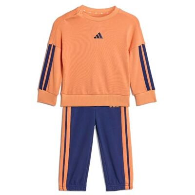 Adidas Unisex Bimbi 0-24 ESSENTIALS JOGGER, Dusky Orange/dark blue, 9-12 Months Adidas Unisex Bimbi 0-24 ESSENTIALS JOGGER, Dusky Orange/dark blue, 9-12 Months