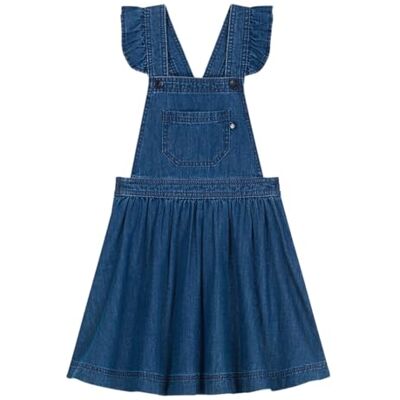 Petit Bateau Vestido de niño pequeño Barco Mono de Mezclilla A0e1n01 Vestido de niña (Lote de 1), Azul, 3 años Petit Bateau Vestido de niño pequeño Barco Mono de Mezclilla A0e1n01 Vestido de niña (Lote de 1), Azul, 3 años