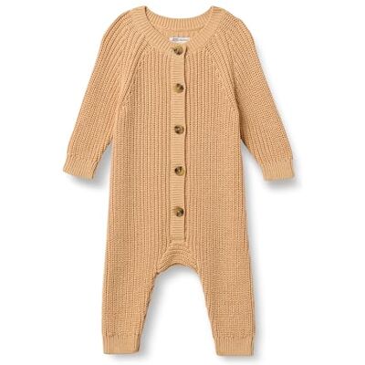 Amazon Essentials x Sofia Grainge Mono de punto Unisex Bebés, Camel Claro, 0 meses Amazon Essentials x Sofia Grainge Mono de punto Unisex Bebés, Camel Claro, 0 meses