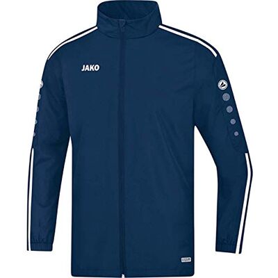 JAKO Striker 2.0 Chaqueta de lluvia para niños, Talla 140, Azul Marino/Blanco JAKO Striker 2.0 Chaqueta de lluvia para niños, Talla 140, Azul Marino/Blanco
