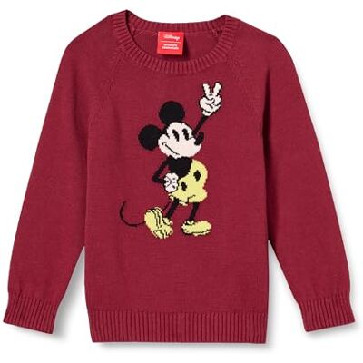 Amazon Essentials Disney Marvel Star Wars Jerséis con cuello redondo Niño, Happy Mickey Boys, 11-12 años Amazon Essentials Disney Marvel Star Wars Jerséis con cuello redondo Niño, Happy Mickey Boys, 11-12 años
