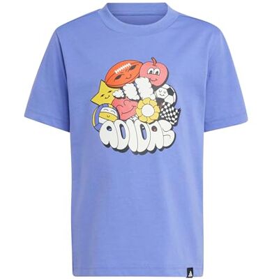 adidas Camiseta infantil azul 3-8 años - Camiseta adidas Camiseta infantil azul 3-8 años - Camiseta