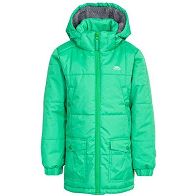 Trespass Chaqueta acolchada para niños, resistente al viento, resistente al agua, con capucha para la escuela Trespass Chaqueta acolchada para niños, resistente al viento, resistente al agua, con capucha para la escuela