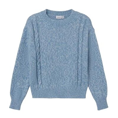 NAME IT NKFOTHEA LS Knit, Windward Blue, 122/128 cm NAME IT NKFOTHEA LS Knit, Windward Blue, 122/128 cm
