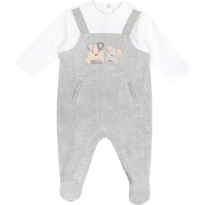 Chicco Chico Monos con abertura en la mitad de la pierna, Bebé Unisex, Gris, 6 meses Chicco Chico Monos con abertura en la mitad de la pierna, Bebé Unisex, Gris, 6 meses