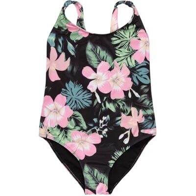Roxy Shadow Floral One Piece Bañador, Chica, Anthracite Shadow Floral, 7 años Roxy Shadow Floral One Piece Bañador, Chica, Anthracite Shadow Floral, 7 años